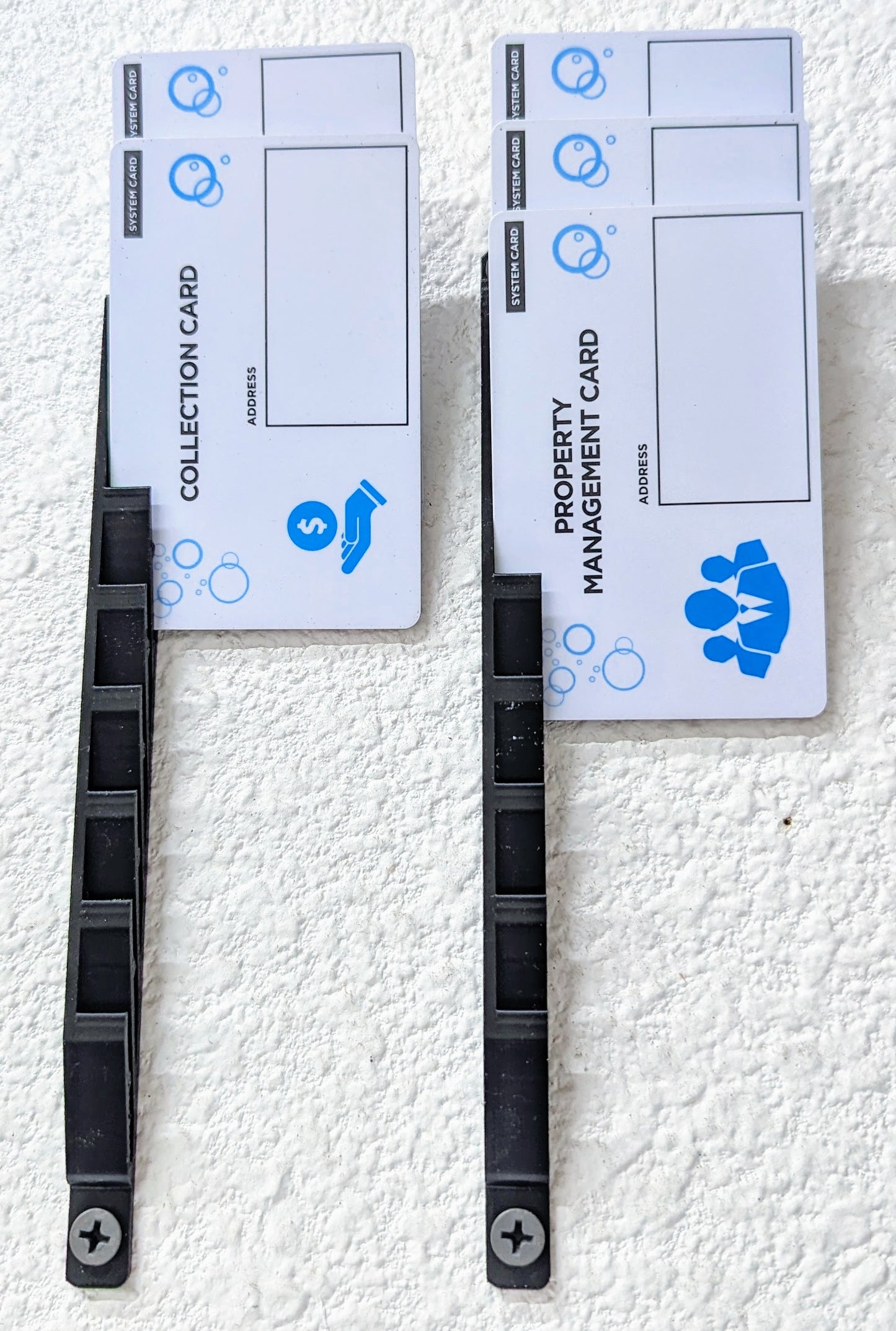 Wall Mounted Card Holders 2 Pack